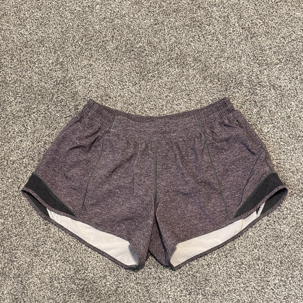 Lululemon Hotty Hot Short II *Long 4" Gray
